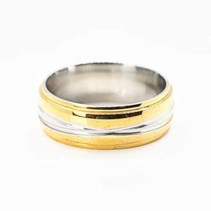 Sizes 8-12, Men's Stainless Steel Ring